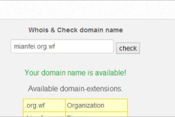 org.wf/ort.tf 免费“顶级”域名/支持DNS解析