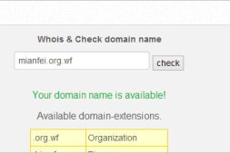 org.wf/ort.tf 免费“顶级”域名/支持DNS解析