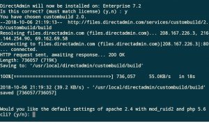 Directadmin 1.53开心版的安装教程